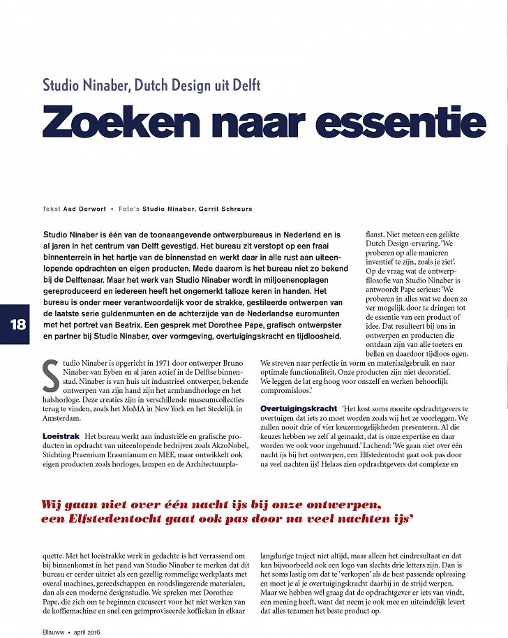 Blauww #3, pagina 1