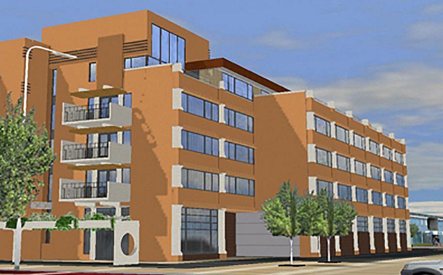 Winkelcentrum met 103 appartementen Dorrestein