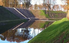 Loopgraafbrug voor fort De Roovere