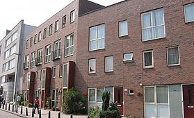 Gaesbeekstraat Tarwewijk, 56 koopwoningen, 69 huurappartementen, 11 koopappartementen