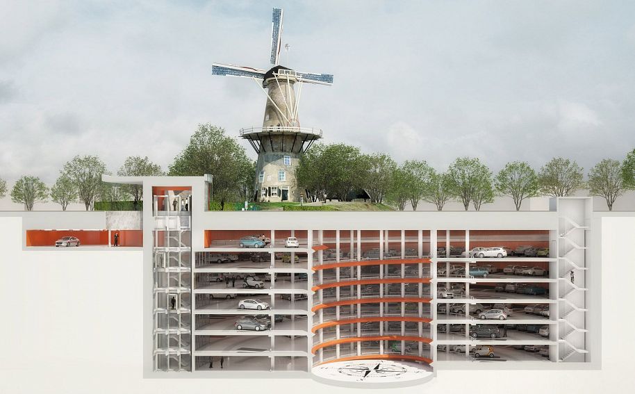 Parkeergarage Lammermarkt Leiden