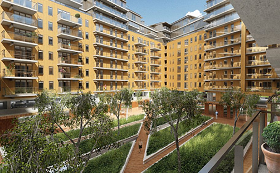 De Hofdame, 231 appartementen