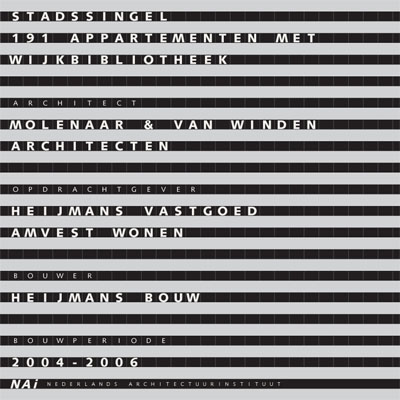 Stadssingel, 191 appartementen met wijkbibliotheek