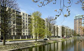 Stadssingel, 191 appartementen met wijkbibliotheek